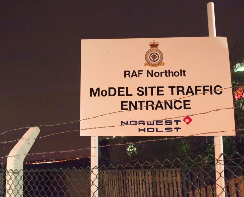 RAF Northolt Airfield sign